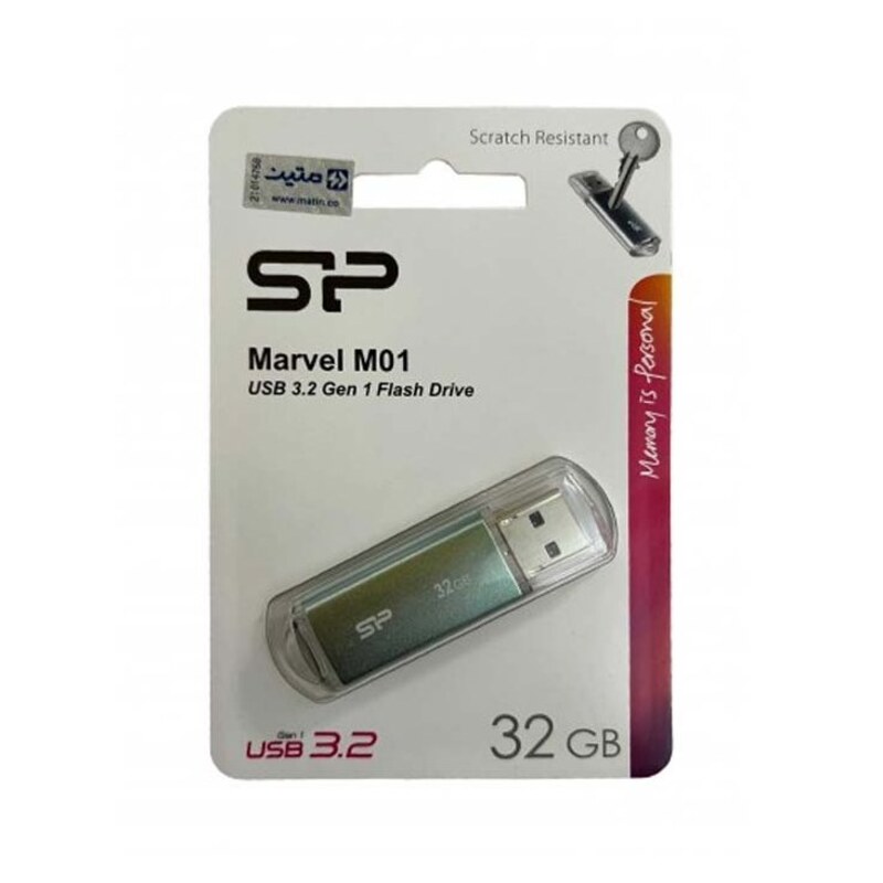 فلش مموری  32 گیگ سیلیکون پاور Marvel M01 USB 3.2 فلش Silicon Power 32GB