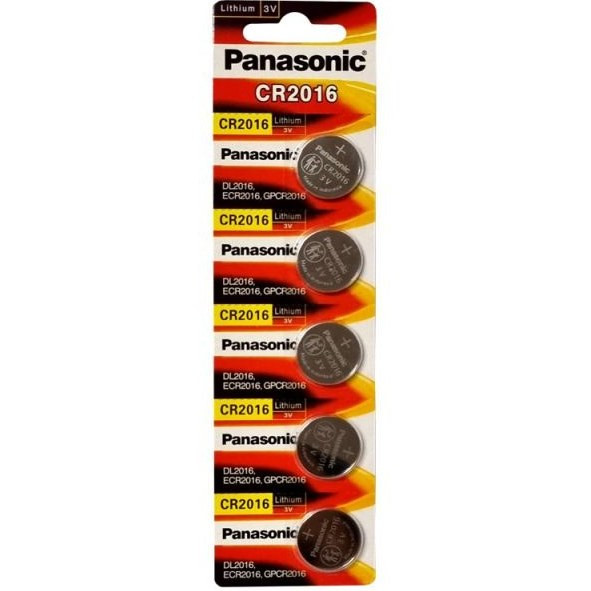 باتری سکه ای پاناسونیک مدل CR2016 بسته 5 عددی