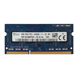 رم لپ تاپ هاینیکس مدل DDR3 12800S PC3 ظرفیت 4 گیگابایت