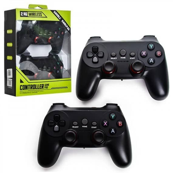 پشت دسته بازی بیسیم ELEVEN CM-019D با جایگاه دو باتری قلمی AA