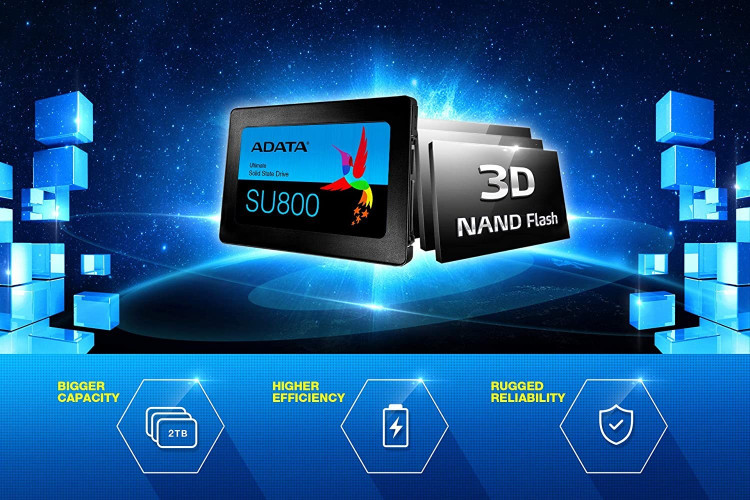 بستهبندی اورجینال هارد SSD 256 گیگابایتی ADATA SU800 ویژه فروش در فروشگاه آبتین رایانه اصفهان