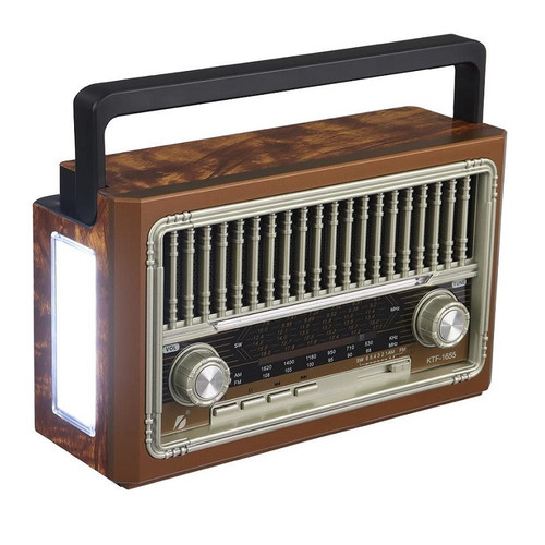 اسپیکر بلوتوثی قابل حمل KTF-1655 با طراحی جمعوجور و دسته مقاوم