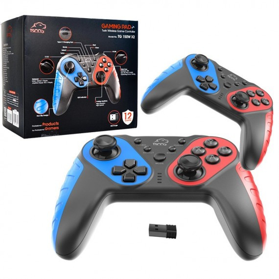 دسته بازی بیسیم تسکو TG 150W X2 مناسب برای کامپیوتر و موبایل در اصفهان | Abtinpc.ir