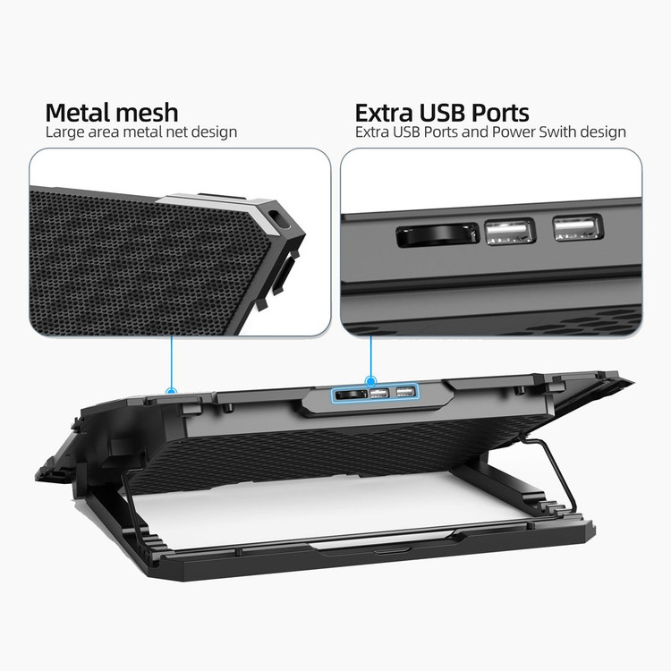 استفاده از کول پد تسکو TCLP 3119 در حال خنکسازی لپ تاپ در اصفهان