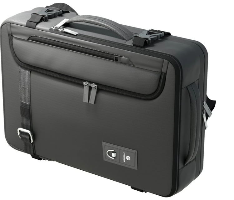 جزییات طراحی داخلی کیف لپتاپ پرزیدنت Stage با فضای لپتاپ ضد ضربه