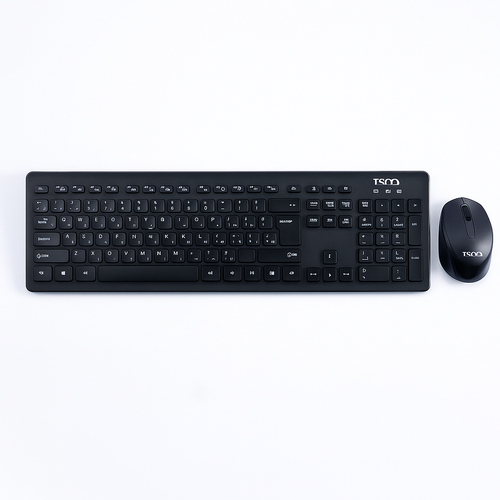 نمای کلی کیبورد و ماوس بی سیم تسکو مدل TKM 7011 WN | AbtinPC