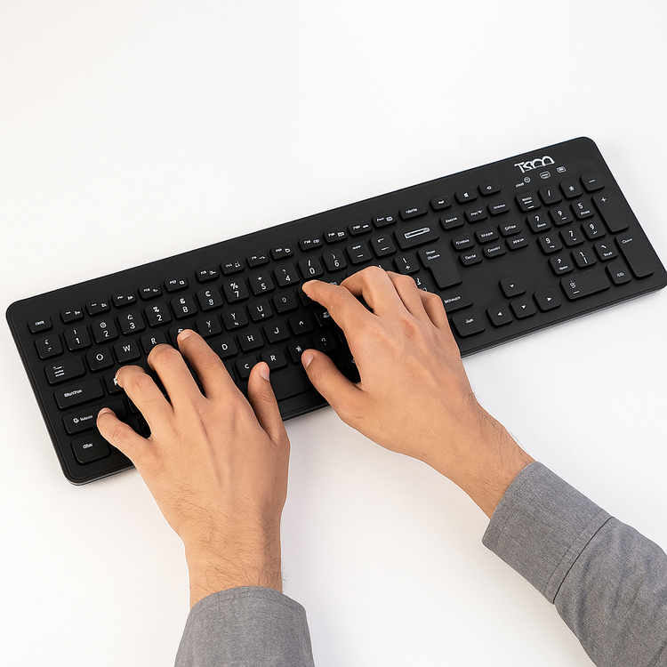 ستفاده از کیبورد و ماوس بی سیم تسکو برای لپتاپ و کامپیوتر | AbtinPC