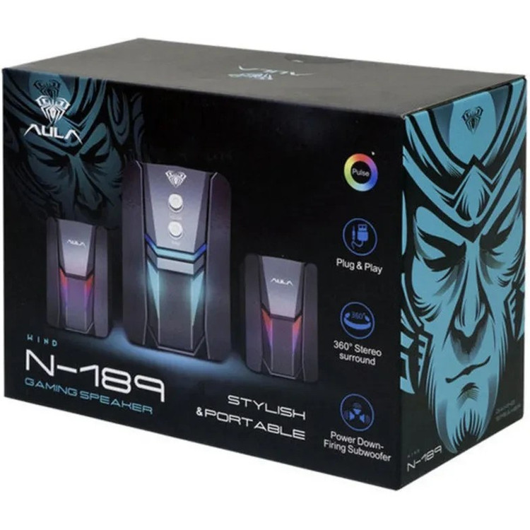 اسپیکر دسکتاپ آئولا مدل WIND N-189 - بستهبندی محصول