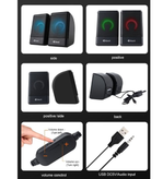 اسپیکر دسکتاپ کیسونلی مدل L-8080 - نمای جانبی اسپیکر