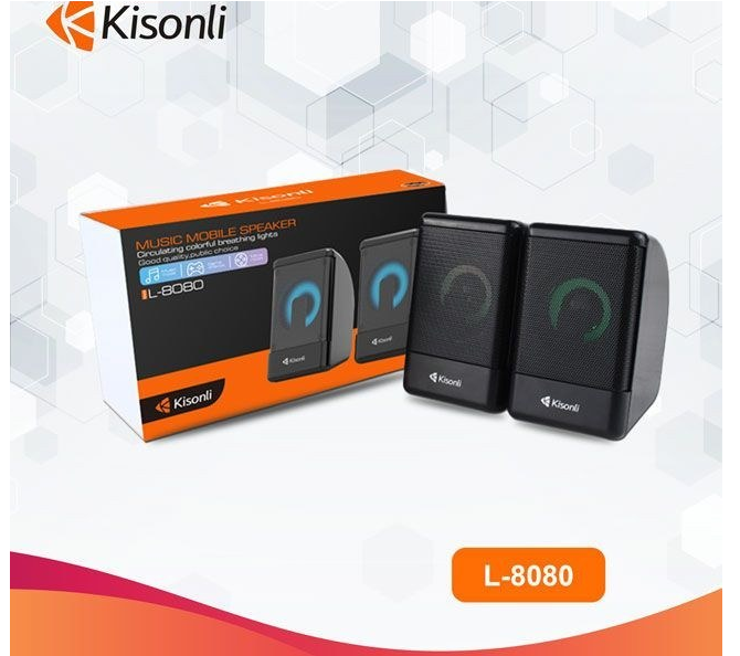 اسپیکر دسکتاپ کیسونلی مدل L-8080 - بسته‌بندی محصول