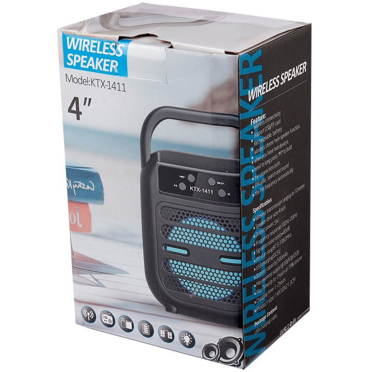 اسپیکر بلوتوثی مدل KTX-1411 در حال استفاده