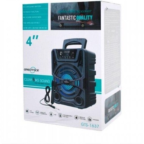 اسپیکر بلوتوثی GTS-1637 - بسته‌بندی محصول