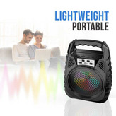 نمای نزدیک اسپیکر بلوتوثی قابل حمل مدل ZQS6128