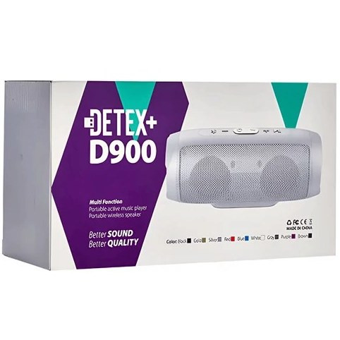 اسپیکر Detex Plus D900 با قابلیت اتصال AUX و USB