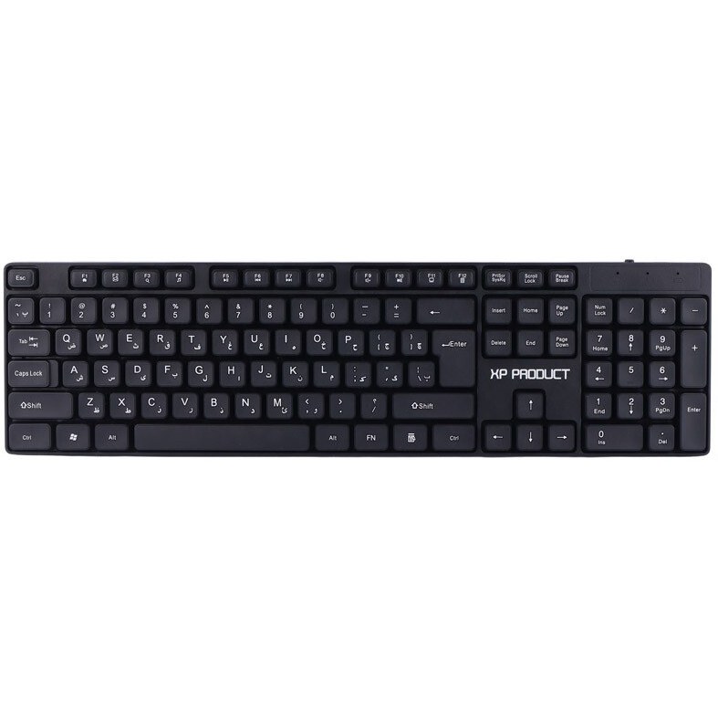 کیبورد و موس بی‌سیم XP-Product مدل XP-5900N با باتری قابل شارژ و طراحی مناسب برای استفاده طولانی‌مدت
