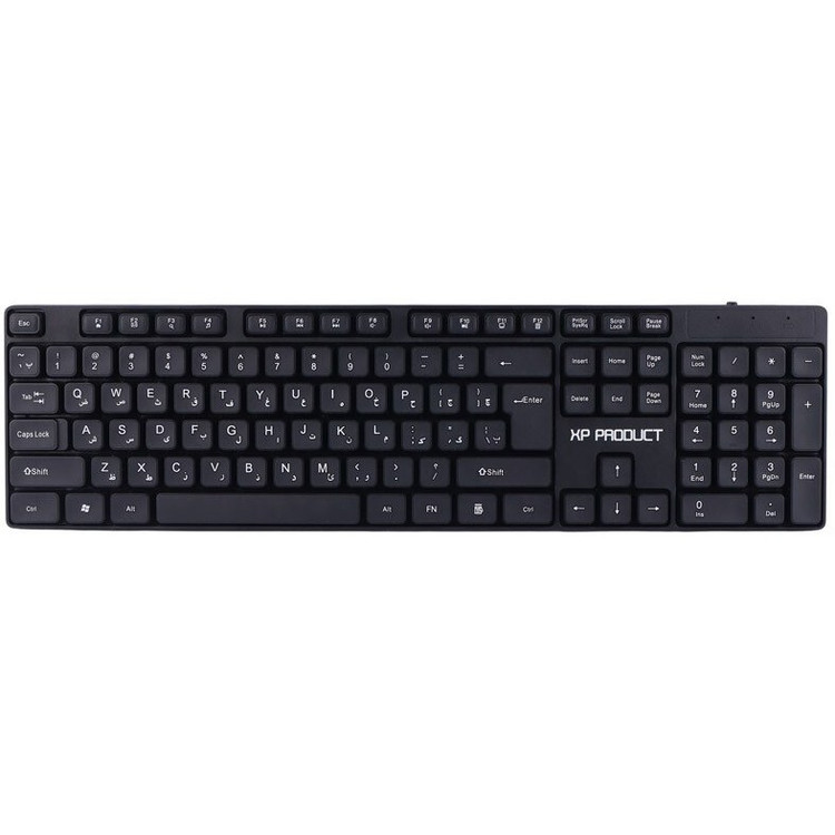 کیبورد و موس بیسیم XP-Product مدل XP-5900N با باتری قابل شارژ و طراحی مناسب برای استفاده طولانیمدت