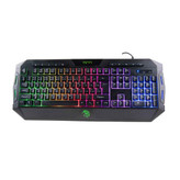 کیبورد گیمینگ تسکو مدل TK 8124 GA با نور پسزمینه LED و طراحی ارگونومیک