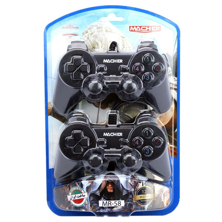 دسته بازی مچر مدل MR-58 بسته 2 عددی – نمای اصلی