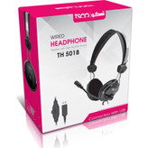 هدفون تسکو مدل TH 5018 با میکروفون روی کاپ و قابلیت کنترل صدا | آبتین رایانه