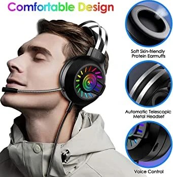 هدست آئولا مدل S605 در حال استفاده برای گیمینگ و مکالمه | آبتین رایانه