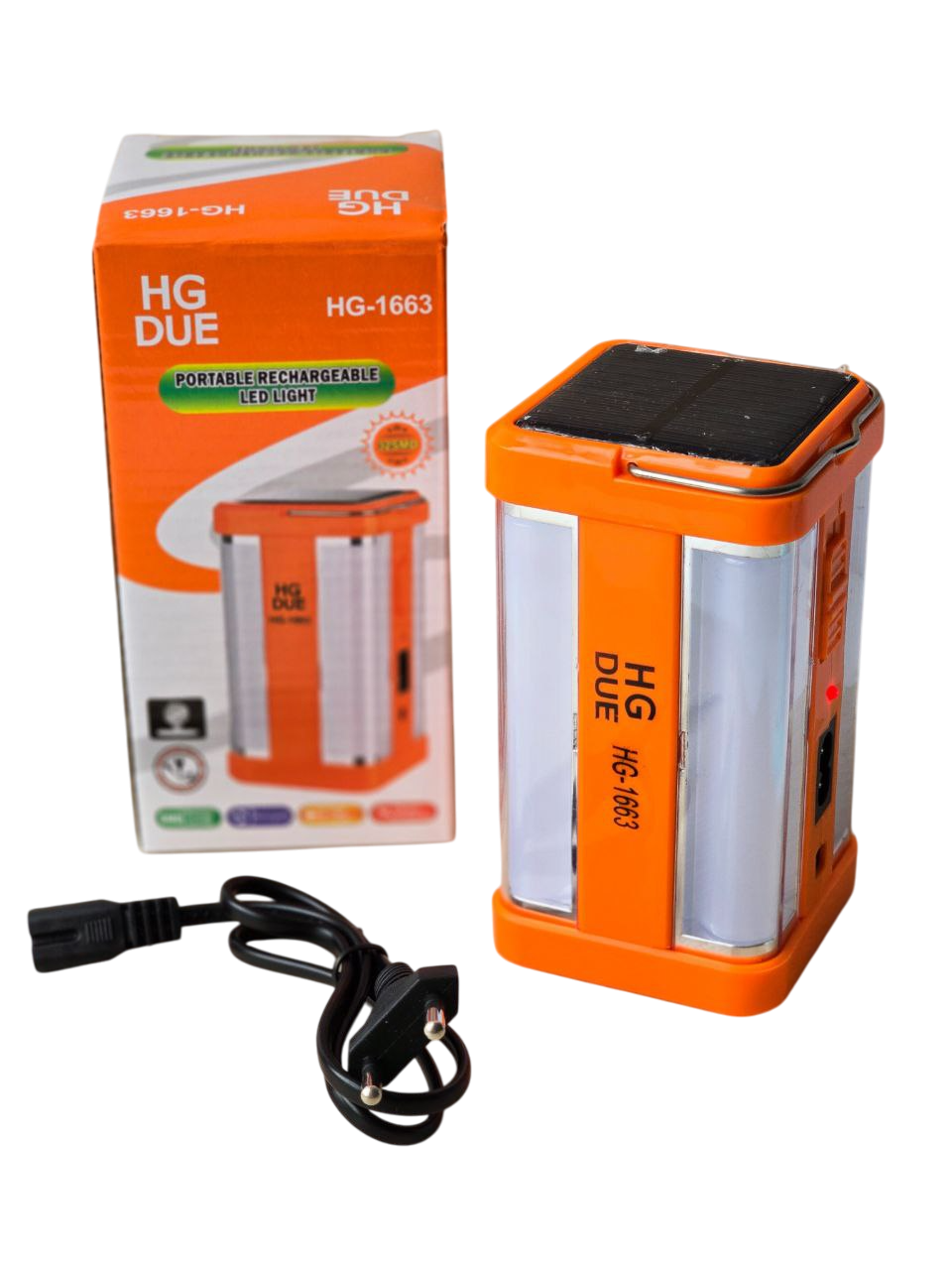 چراغ اضطراری شارژی HG-1663