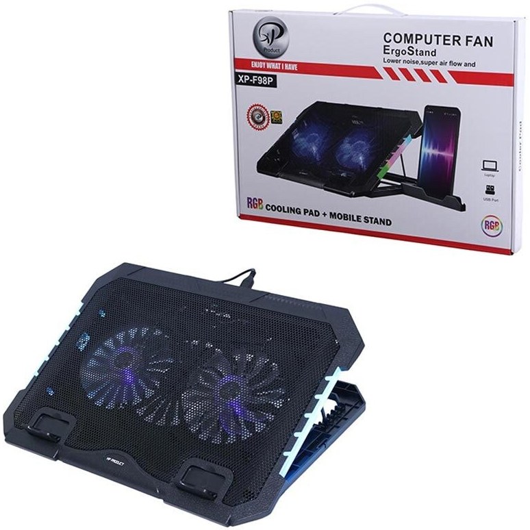 کول پد گیمینگ ایکس پی-پروداکت مدل XP-F98P با نورپردازی زیبا