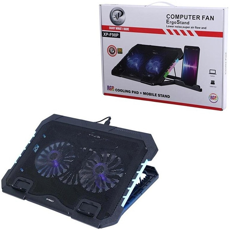 کول پد گیمینگ ایکس پی-پروداکت مدل XP-F98P با نورپردازی زیبا