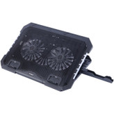 پایه خنک کننده لپ تاپ با دو فن 140 میلیمتری و نورپردازی RGB