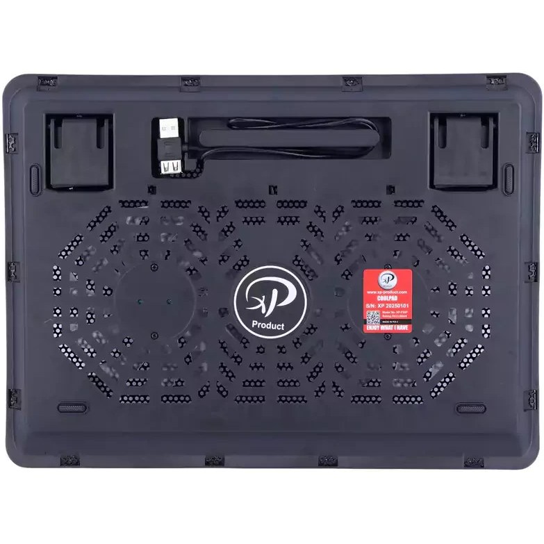 پایه خنک کننده لپ تاپ با دو پورت USB و طراحی ارگونومیک