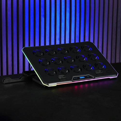 کول پد گیمینگ تسکو مدل GCLP 3157 با ۱۵ فن و نورپردازی RGB