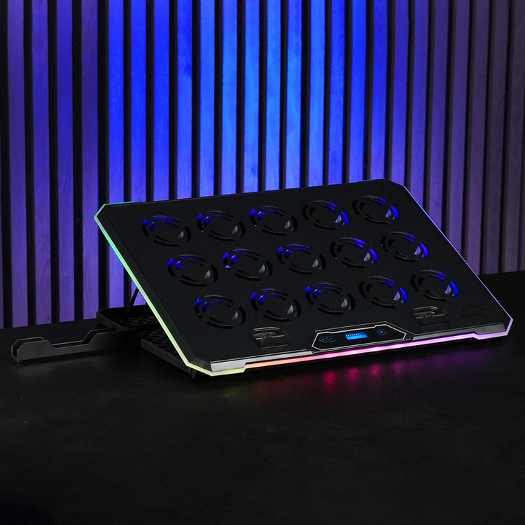 کول پد گیمینگ تسکو مدل GCLP 3157 با ۱۵ فن و نورپردازی RGB