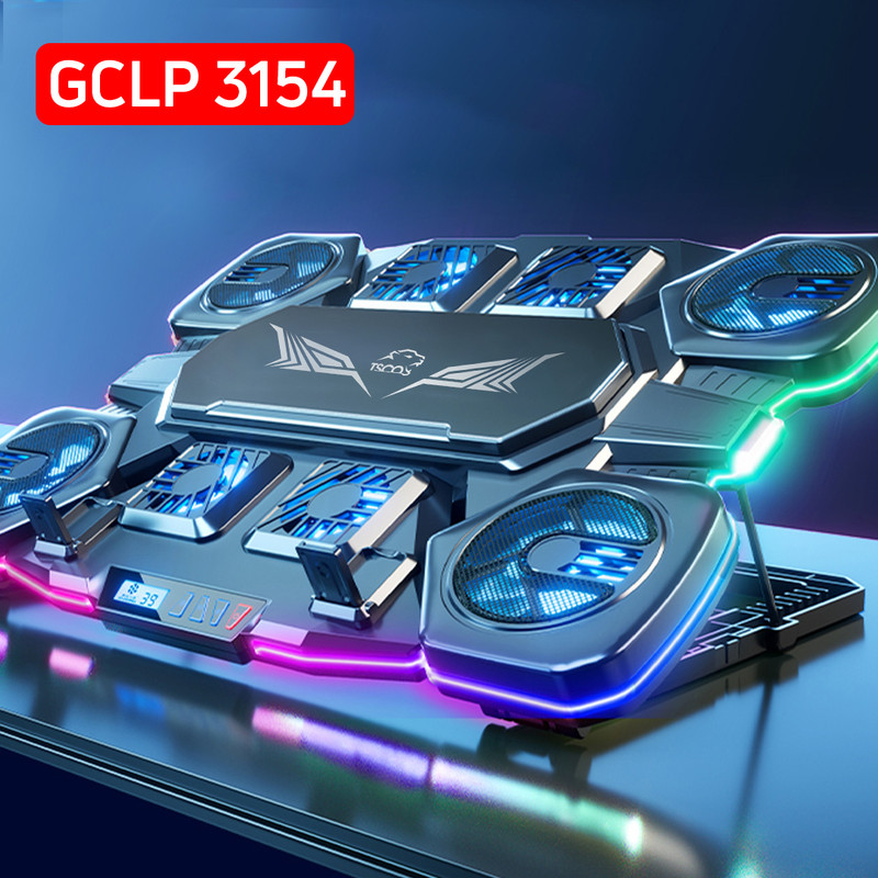پایه خنک کننده لپ تاپ تسکو مدل GCLP 3154 با ۸ فن