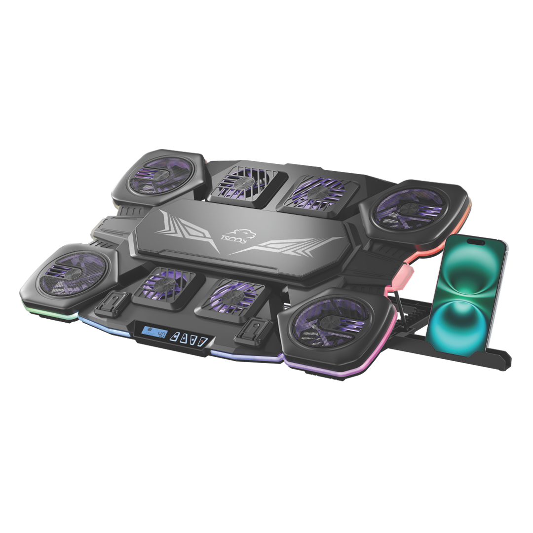 پایه خنک کننده لپ تاپ تسکو مدل GCLP 3154 با ۸ فن