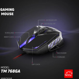 ماوس گیمینگ تسکو مدل TM 768GA با قابلیت تنظیم DPI برای بازیهای حرفهای