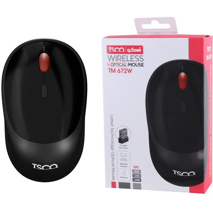 ماوس تسکو TM 672W مناسب برای استفاده طولانی مدت