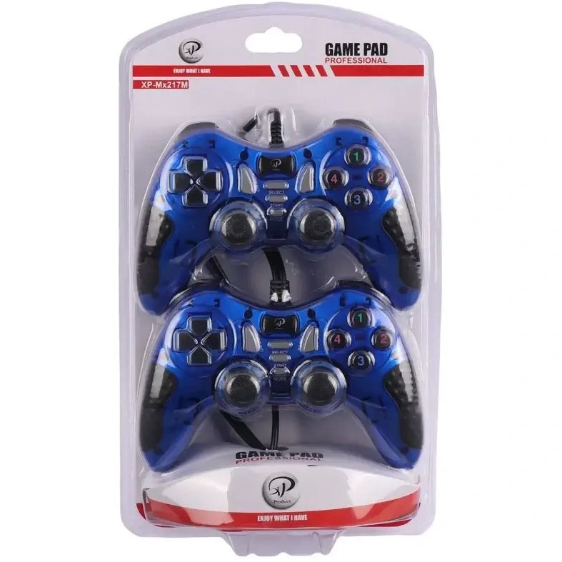 دسته بازی با سیم XP-MX217M برای استفاده با لپ‌تاپ و PC