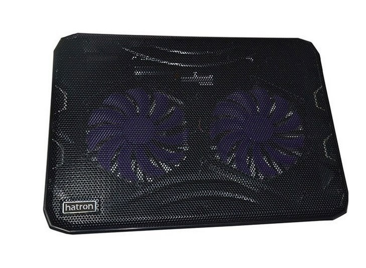 کول پد هترون HCP085 دو فن بیصدا برای لپتاپ 17 اینچ