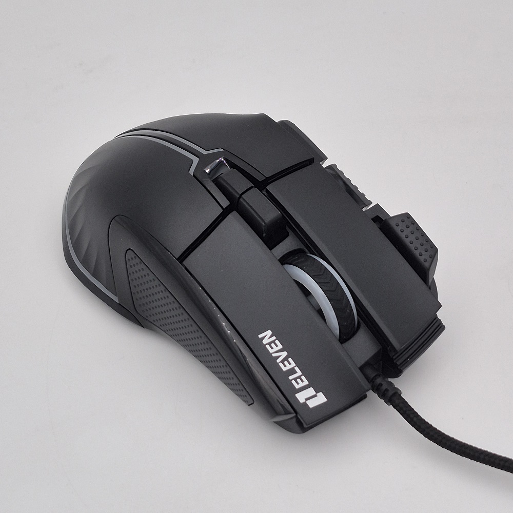 ماوس گیمینگ ایلون GM10 با دقت ۱۲۸۰۰ DPI و نورپردازی RGB