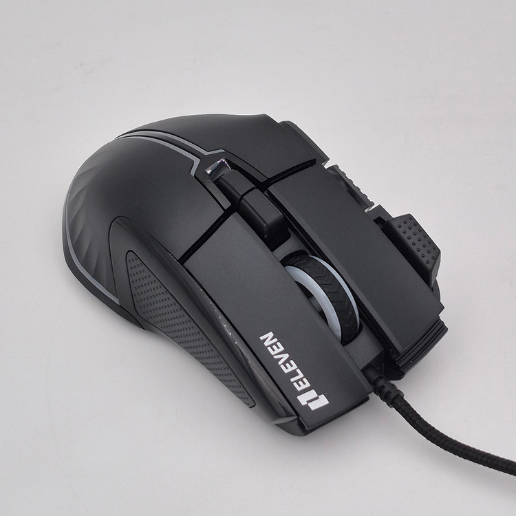 ماوس گیمینگ ایلون GM10 با دقت ۱۲۸۰۰ DPI و نورپردازی RGB