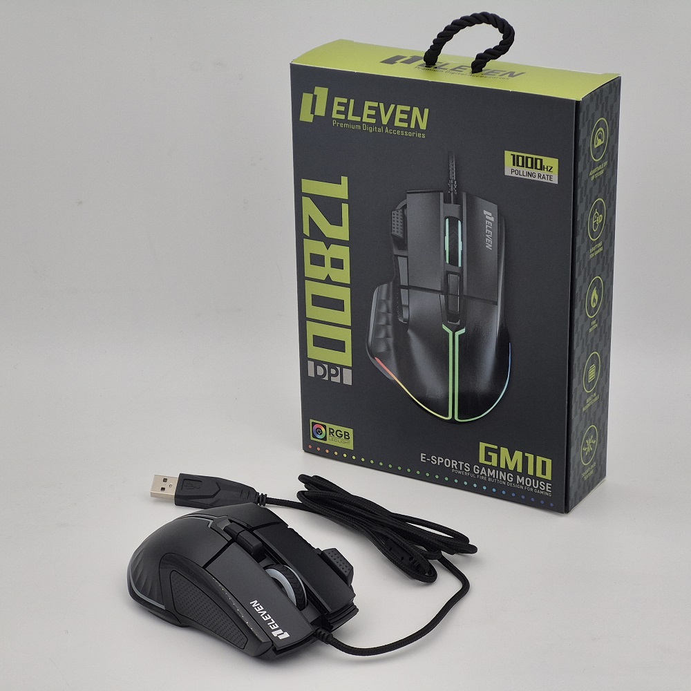 نورپردازی RGB قابل تنظیم در ماوس گیمینگ ایلون GM10