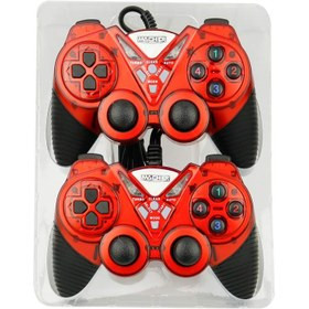 گیم پد با سیم مچر مدل MR-62 بسته دو عددی