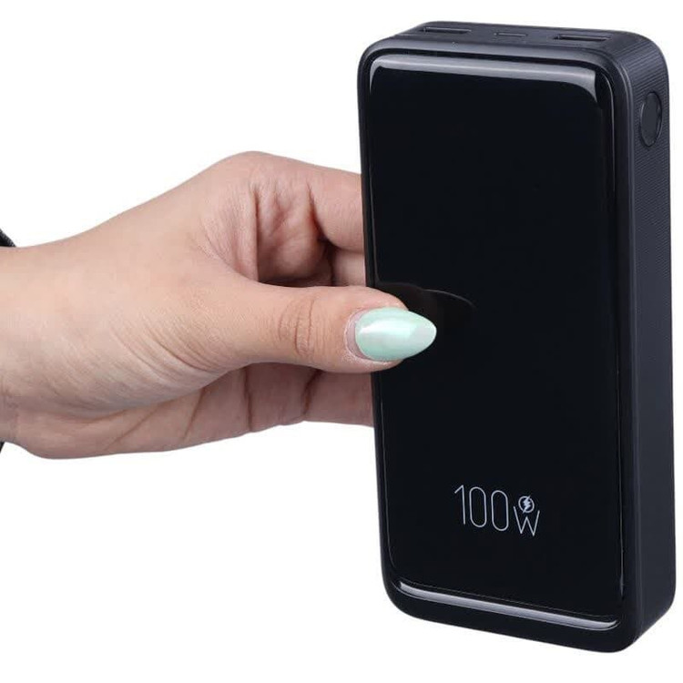 پاوربانک هترون با کابل USB-C و شارژ سریع برای دستگاههای مختلف | آبتین رایانه