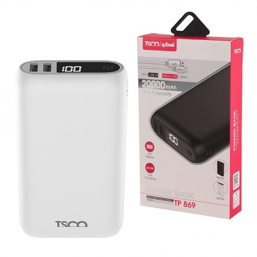 پاوربانک ۲۰۰۰۰ میلیآمپر تسکو TP‑869 آبتین رایانه
