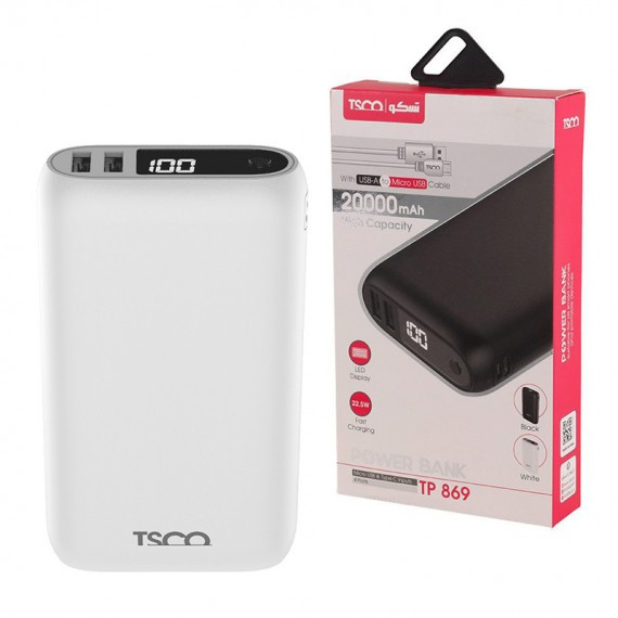 پاوربانک ۲۰۰۰۰ میلیآمپر تسکو TP‑869 آبتین رایانه