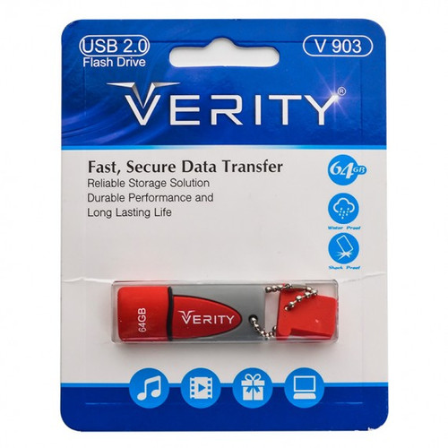 طراحی زیبا و مقاوم فلش مموری وریتی V903 64 گیگابایت - آبتین رایانه