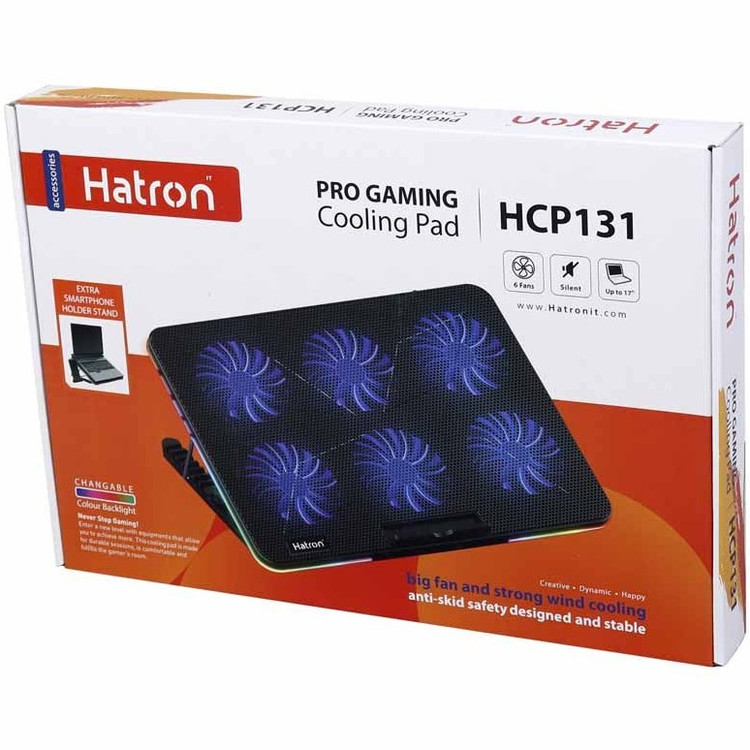 نمای فنهای پایه خنک کننده لپ تاپ هترون HCP131