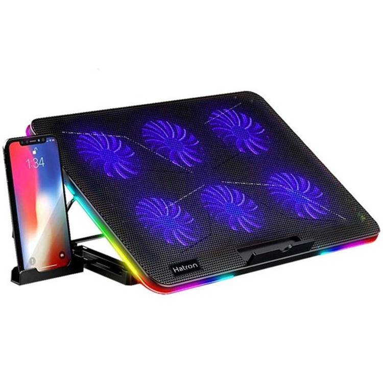 کول پد RGB هترون HCP131 با پورت USB اضافی