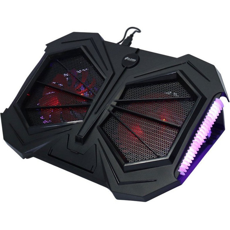 پایه خنک کننده لپ تاپ ایلون N707 با نورپردازی RGB