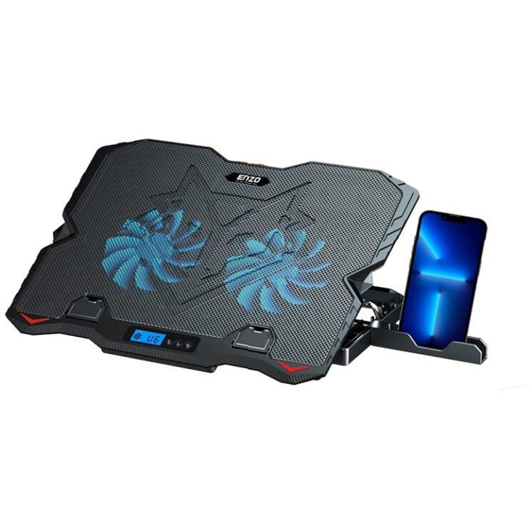 کول پد ENZO LF-224 RGB دو فن 125 میلیمتری بیصدا