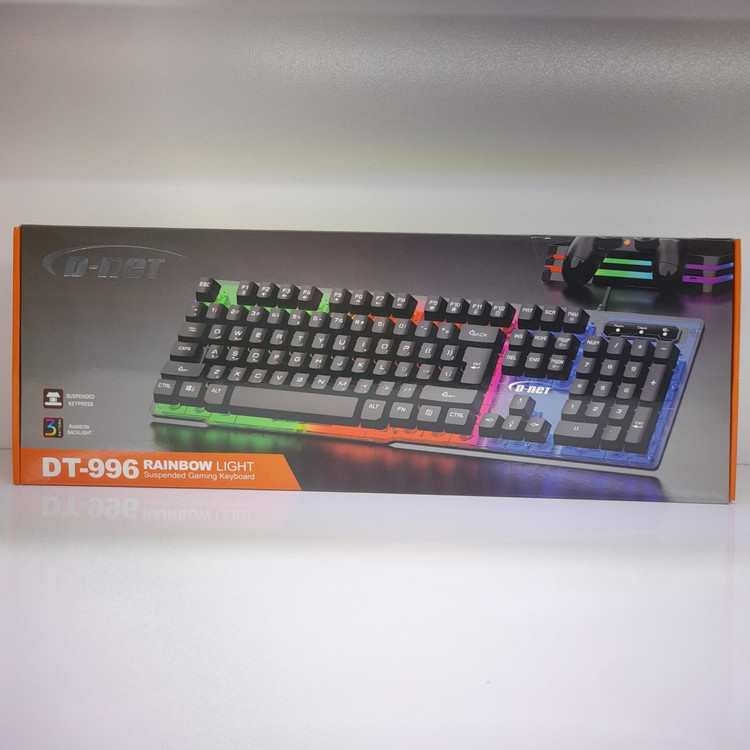 کیبورد مکانیکی گیمینگ D-NET DT-996 فول سایز